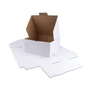 100x Mailing Box 132 x 100 x 75mm Diecut White Shipping Carton B116