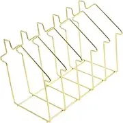 Operitacx 1pc File Box Iron Bookshelf Magazine Holder Rack Metal Newspaper Holder Desktop File Sorter Metal Magazine Holder Desktop Bookshelf Folders Storage Office Files Rack Wrought Iron