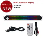 LED64X2 Music Spectrum Display Rhythm Light VU Meter Supports Voice Control