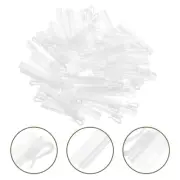 50 Pcs Curtain Adjustment Hook Drapery Hooks for Curtains Hanger Plastic