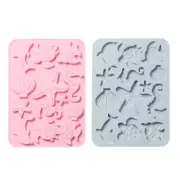 DIY Fondant Silicone Material Molds Clay Soft Pottery DIY Marine Series Modeling