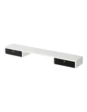 [Artiss] Standing Desk Removable Bookshelf 120cm in White