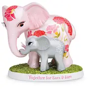 Blake Jensen 'Together for Ears & Ears' Elephant Figurine