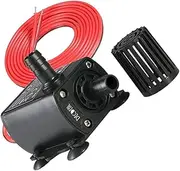 GANAZONO Aquarium Circulating Pump Pump Mini Fountain Fish Tank Decor 3m Lift 12v