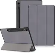 [DingGuagua] Case for Samsung Galaxy Tab S9 11 Inch 2023 SM-X710/X716B/X718U Tablet, Ultra Thin Protective Case with Stand and Auto Sleep/Wake Function, Grey