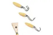 Mora 162 163 164 wood spoon bowl carving hook set with sheaths - Stainless steel