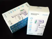 Aiqura Infrared Digital Non-Contact Body Forehead Thermometer Gun x 3, Aus Stock