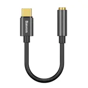 Type C to 3.5mm Jack Headphone Audio Aux Adapter Cable For Huawei P30 Mate 20Pro Xiaomi Mi8 Mi9 Oneplus 7 S10 S10+ BLACK COLOR