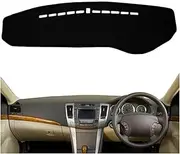 Car Flannel Dashboard Cover Dash Mat for Hyundai NF Sonata Sonica 2005-2009 Right Hand Drive Dash Mat Dashboard Cover Carpet