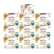 QuikTea Chai Tea Latte - Ginger Chai Tea Latte Pouches (Unsweetened), Ginger,