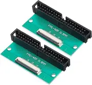 uxcell 2pcs FFC FPC Connector Board 40 Pin 0.5mm Socket to 2.54mm Double Row DC3 Male Pin Header Strip Adapter, PCB Converter Board for LCD TVs/Digital Cameras/Laptops