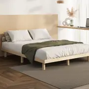 Oikiture Bed Frame Queen Double King Single Wooden Base Bed Platform