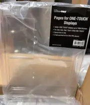 Ultra Pro 4-Pocket Page for 23PT-100PT ONE-TOUCH Displays Case of 10 NEW SEALED