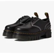 Dr martens ladies 11 us audrick platform quilted nappa lux black shoe NEW eu 43