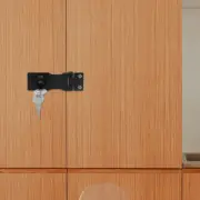 1 Set Heavy Duty Cabinet Lock With Key Metal Drawer Lock For Office Hasp Latch