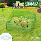 Chicken Fence Poultry Coop Runs Pen Farm Mesh Net Cage Habitat Safe House Turkey