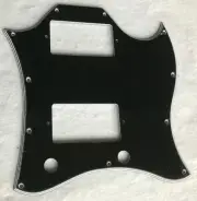 New 5 Ply Black Pickguard For US Gibson SG Standard Style Guitar Pickguard