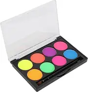 8 Colors Face Body Paint Palette Washable Water Soluble Makeup Pigment Holiday Festival 24g