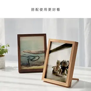 【Life shop】8吋實木相框/胡桃木桌框(適用6X8相紙 橫式直式皆可放 交換禮物 居家布置)