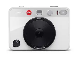 徠卡 Leica SOFORT 2 拍立得相機 / 白色 (平輸現貨) 【贈Leica底片乙盒(款式隨機)+ZEISS超細纖維拭鏡布+ZEISS蒸氣眼罩8入/盒】