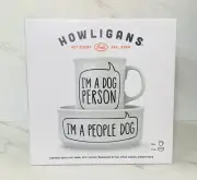 NEW ~ Howligans Ceramic Mug and Dog Bowl Gift Set ~ NEW IN BOX!