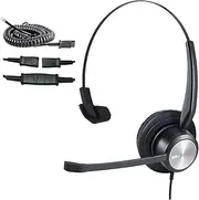 Cisco Headset with RJ9 Jack Office Telephone Headset with Noise Cancelling Mic for Cisco Phones 7841 7942G 7931G 7940 7941G 7945G 7960 7961G 7962G 7965G 7970 7971 7975G 8811 8841 8861 9951 etc