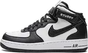 [Nike] Mens Air Force 1 Mid DJ7840 002 Stussy - Light Bone Black - Size 9