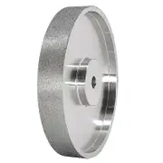 CBN Grinding Wheel, 6Inch Dia x 1Inch Wide, with 1/2Inch Arbor, Diamond Grinding Wheel for Sharpeni Silver