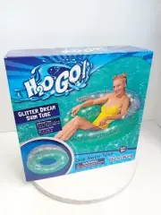 H20 Go Glitter Dream Tube Bestway Pool Float Back Rest & Handles