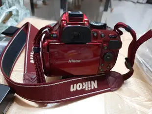 絕版鋼琴紅色Nikon單眼相機D5200(贈送大全配配件組合)