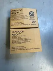 2 Kenwood KMC-17 Speaker Microphone NEW IN BOX, new old stock