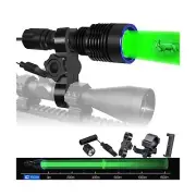 ULTRAFIRE 1917 Yard Green Hunting Light Single Mode LED Flashlight, 2200 High...
