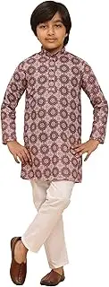 [Pro-Ethic Style Developer] Boys Cotton Kurta Set for Kid's | Indian Ethnic Outfit | Traditional Party Wear | Pack of 1 (S-277)