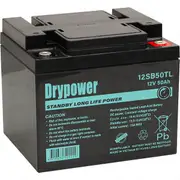 Drypower 12SB50TL 12V 50Ah Drypower Long Life Standby AGM SLA Battery