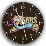 Philadelphia 76ers Frameless Borderless Wall Clock Nice For Gifts or Decor W197