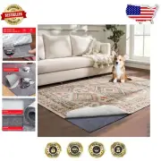 Lightweight 2' x 20' Area Rug Pad - Non-Slip Felt for Safe Living Spaces