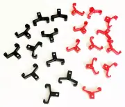 40 GOLIATH INDUSTRIAL ABS 1/4" RED & BLACK REPLACEMENT SOCKET RACK RAIL CLIPS