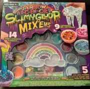 Rainbow Slimy Goop Mix-em's arc-en-ciel Slime Embellishments Powders Beads Kids