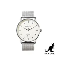 在飛比找momo購物網優惠-【KANGOL】英國袋鼠│簡約刻紋米蘭錶 / 手錶 / 腕錶