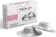 The Original Silver Nursing Cups Nipple Shields for Nursing Newborn