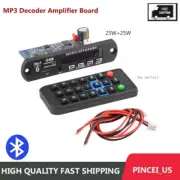 25W+25W Bluetooth MP3 Decoder Amplifier Board AUX Input WAV APE Lossless Audio