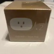 Nooie Smart Plugs (2)-Works w/ Alexa-Google~ Voice Control 2.4GHz Wifi- New