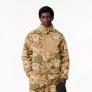 Zipped Floral Fleece Jacket