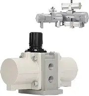 XTevu Gas Boosters Pump SMC Pneumatic Boosters Pump Valve, Air Source Processing Component, Air Compressor Cylinder Replacement for Pneumatic Equipment