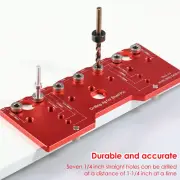 Shelf Pin Jig 1/4 Inch Aluminum Alloy Shelf Pin Drilling Guide Precise UK↝▾ ∠