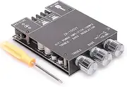 Bluetooth 100W+100W Amplifier Board with Treble and Bass Control, DC 9-24V, BT and AUX Inputs, 2.0 Channel Stereo AMP Board for DIY Wireless Speakers, Password Free