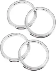 BUGUUYO 4pcs Hub Centric Rings for Vehicles Durable Aluminum Alloy Center Rings Precisely Wheels onto Hub Car Modification Accessory