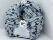 Alpaca Punto #58431 Ice Yarns Blues Grey 50g 87y Bulky w/ Dots