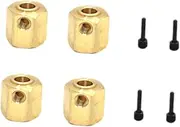 ＫＬＫＣＭＳ RC Car Hex Hubs Drive Adapter Parts, Easy to Install, Conversion Metal Repairing Remote Control Car Combiner Replacement, 4x4 No Output Shaft
