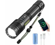 Y40 Purple Light Flashlight High Power LED 365NM UV Torch Light For Oil Contamination Detection Jewelry Identification